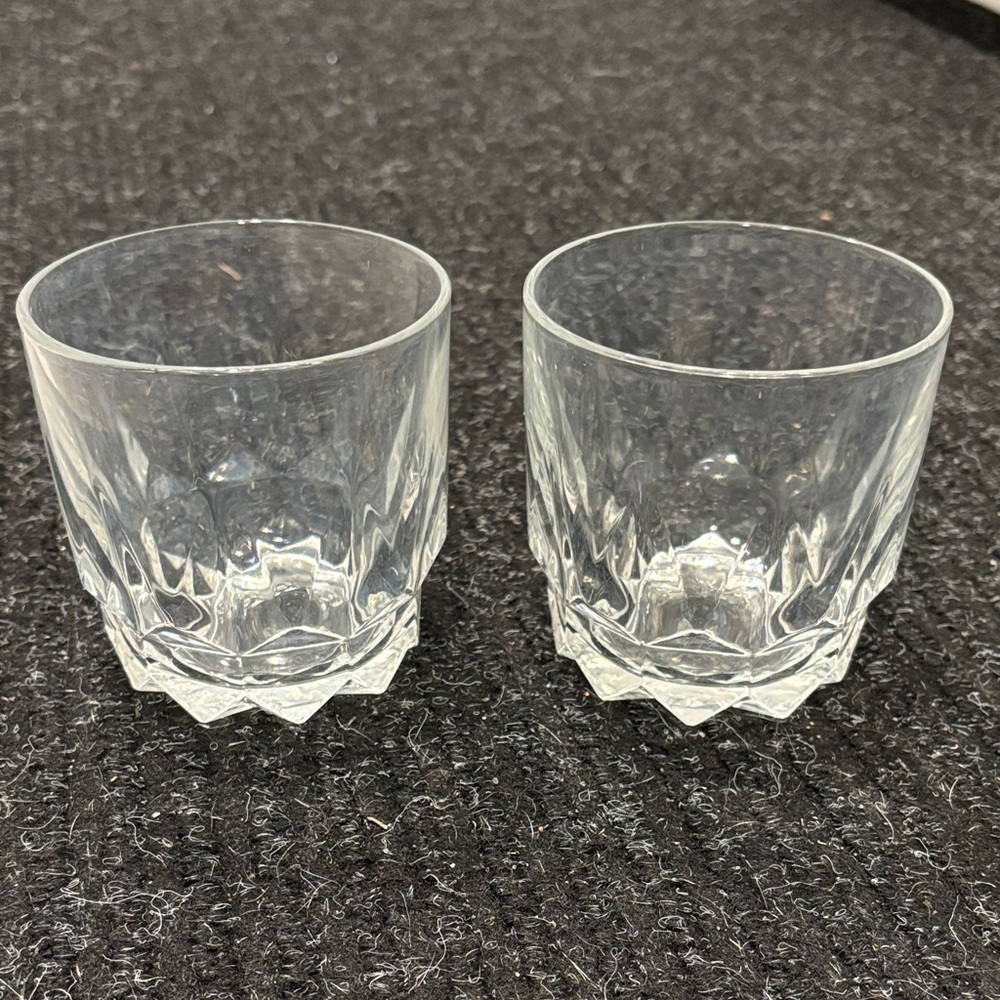 Vintage Arcoroc Whiskey Scotch Glass Set